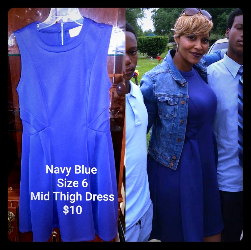 Navy Blue Dress